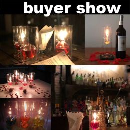 1pc Glass Candle Holders,Glass Lamp Oil Centrepieces for Christmas, Wedding, Home Decor, Parties and Anniversary