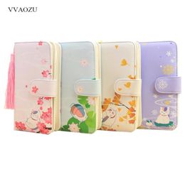 Natsume Yuujinchou Long Wallet Nyanko Sensei Cat Lolita Girls Zipper Wallets Women Cartoon Phone Clutch Bag Card Holder Purse235552982814