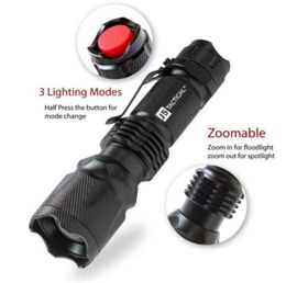J5 Tactical V1Pro Flashlight 300 Lumen Ultra Bright high quality Tools for Hiking Hunting Fishing and Camping DHL 8679958