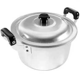 Double Boilers Deepened And Thickened Aluminium Alloy Double-eared Small Soup Pot Noodle With Handle Holder Cooking Pots Rice Cooker Pans