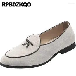 Casual Shoes Summer Slip On Designer Men Italy Brand Solid Resistant Loafers British Style 2024 Rubber Sole Spring Comfort