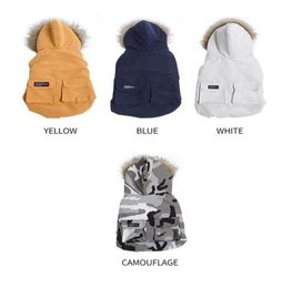 New Pet Dogs winter Clothes Pet Clothing For Small Big Dog French Bulldog Pug Dogs warm Hoodies Windbreaker Jacket For Dog217t1950857