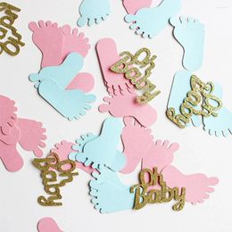 Party Decoration Oh Baby Golden Confetti Boy Girl Feet Paper Scraps Happy Or Shower Decor