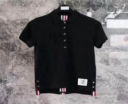 Casual Golf Mens Polo Shirts Vneck Short Sleeve Fashion Summer Polo Shirt Men Korean Top Dress Tshirt Button Decoration 2204276958200