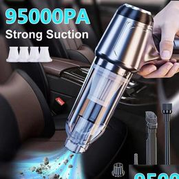 Other Electronics 95000Pa Car Vacuum Cleaner Strong Suction Wireless Mini Handheld Portable For Home Desktop Powerf Cordless Drop Del Dhkx4