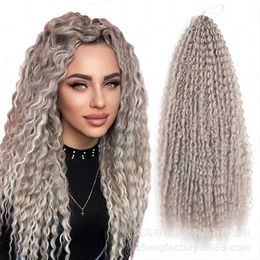 Wig Brazilian braided Brazilian crochet braided hair chemical fiber wave braided braid available in 42 colors