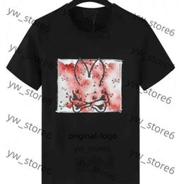 Brand Mens T-Shirts Skull Bunny Pattern Top Cotton O-Neck Short Sleeve Print Ghost Rabbit Animal Print t shirts for women custom printed pop tees shirts wholesale b2ce