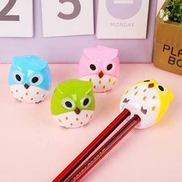 School Supplies Pencil Sharpener Kawaii Owl Pencil Sharpener Cutter Knife Promotional Gift Stationery School Supplies Stationery