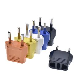 European Plug Adapter Type C Power Adaptor, Convert from America Type A USA to EU Europe Asia Italy Plug Outlet Adapters Adaptor
