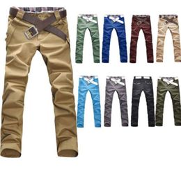 P826 Mens Slim Fit Skinny Stretch Pencil Jeans Trousers Casual Pants 10 Colors Asian Size MLXLXXL3934991