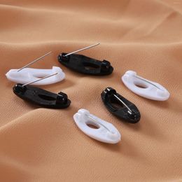 Brooches Women Muslim Islamic Scarf Hijab Clips Plastic Brooch Safety Pins Daily Supplies Jewellery Accesso One Pack/12PCS