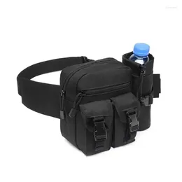 Storage Bags 1Pc Tactical Men Waist Bag Detachable Nylon Water Bottle Phone Pouch Outdoor Sports Hunting Camping Belt