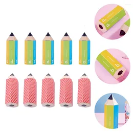 Gift Wrap Coloured Pencil Shaped Paper Cookie Boxes Candy Box Children'S Day Birthday Packaging Random Style