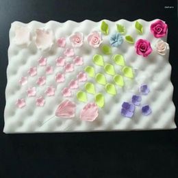 Baking Moulds Sponge Cake Foam Pad Flower Modelling Gum Paste Fondant Mat DIY For Sugarcraft Decoration Making Tools