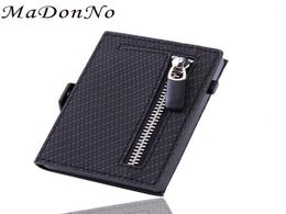 Rfid Carbon Fibre Men Wallet Coin Holder Purses Money Bag Male Billfold Thin Mini Slim Ridge Man Magic Black Vollet Walet Wallets11924634