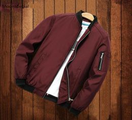 Men039s Jackets 2021 Spring Autumn Casual Coats Bomber Jacket Slim Fashion Male Outwear Mens Brand Clothing 6XL8727215