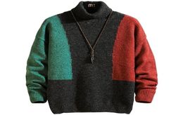 New Winter Turtleneck Pullover Mens Sweater Fashion Designer Sweater Mens Long Sleeve Sweats Ropa De Hombre Plus Size M5X 2011185555848