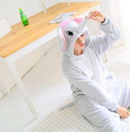 Grey Elephant Pyjama Set Women Men Unisex Adult Animal Pijama Flannel Onesie Cosplay Sleepwear Hoodie Halloween Holiday Costume8580489