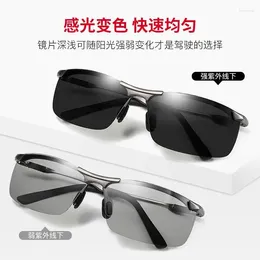 Sunglasses Day And Night Polarised Colour Changing Male Driver Driving Glasses Fishing Vision For Men