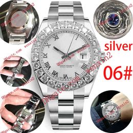 Stereoscopic diamond mens watch roman numerals Mechanica automatic 43mm High Quality Stainless steel waterproof sports Style Classic go 276p
