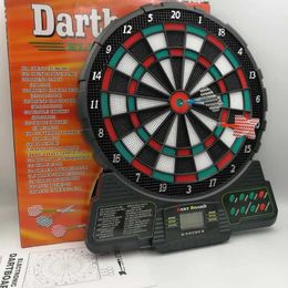 Darts Hot Professional Electronic Darts Boards Automatic Scoring Target Safety Leisure Entertainment with 6 Darts+18 Tips Soft Tips S2452855