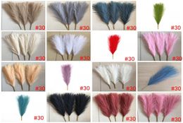 Wedding Decorative Flowers Pampas Grass Large Size Fluffy For Home Christmas Decor Natural Plants Dried Flower 4345cm 5693 Q28788636