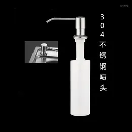 Liquid Soap Dispenser Kitchen Sink Bottle Stainless Steel 304