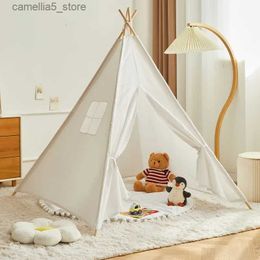 Toy Tents Childrens Indoor Tent Teepee Tent Household Outdoor Princess Castle Toy Play House Childrens Toy Play House Christmas Gift Q240528