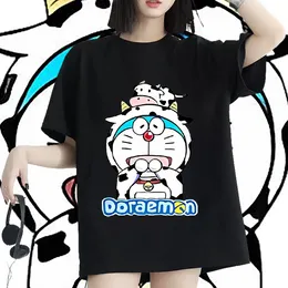 2024 DIY T Shirts Women Cotton Breathable Soft Beach Lady T shirt Custom Cartoon Female Tees