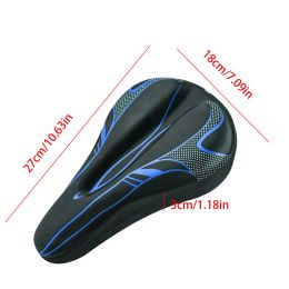 Bicycle Saddle Cover 3D Breathable Gel Padded Bike Seat Soft Thickened Big Butt Bicycle Seat For MTB Road Cycling Accessories