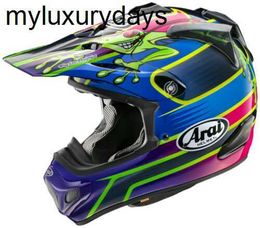 Trendy high quality DOT Approved Arai Troy Lee Designs VX-Pro4 Barcia 3 Motocross MX ATV Off-Road Helmet helmet with brand logo box