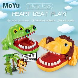 Mouth Bite Finger Toy Animal Series Pulling Teeth Bar Games Toys Kids Funny Toy Cultivate Practical Ability prank Novelty Gifts 240528