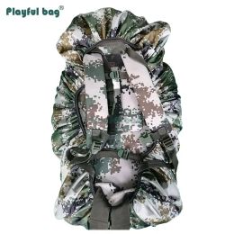 75L Camouflage Backpack Waterproof Cover 01B Rucksack Rain Cover Outdoor Travelling Elastic sunshade Rainproof AVA39