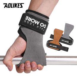 AOLIKES 1 Pair Gym Horizontal Bar Gloves for Weight Lifting Training Sports Crossfit Fiess Bodybuilding Workout Palm Protector L2405