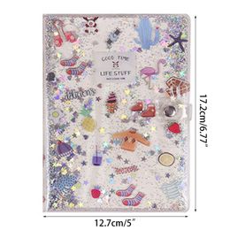 Y3NC Lovely Life Diary Cherry Notebook 96 Lined Sheets Students Planner Notepad Not Bleeding for Writing Doodling Note Taking