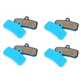 4 Pairs of Blue Multi Copper Bicycle Brake Pads are used For Shimano XTR M965 966 Saint XT SLX Deore Auriga SRAM AVID BB7