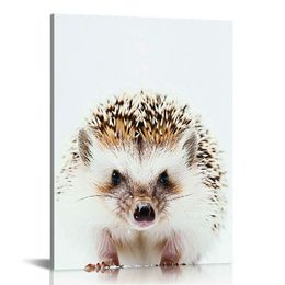 Sylvie Hedgehog Portret Portret Fanvas Wall Art