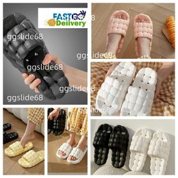 Slippers Home Shoes GAI Slide Bedroom Showers Room Warm Plush Living Room Soft Wears Cottons Slippers Ventilate Woman Men black pinks white