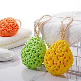 Bath Tools Accessories Honeycomb Soft Mesh Bath Sponge Balls Nylon Cleaning Brush Shower Puff Body Cleaner Scrubbers Bath Ball Bathroom Supplies z240528