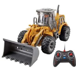 Dascast Model Cars Childrens USB Ladung Fernbedienung Bagger Baufahrzeug Modell Spielzeug RC Auto Spielzeug Kindergeburtstagsgeschenk S2452722