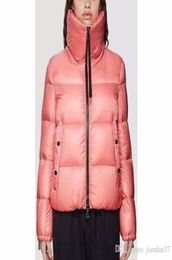 2019 new women039s clothing Top quality women Duck Down coat women Fashion Outwear Hooded Coats black pink colour down jacket D1704036