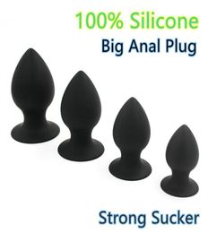 Black Color 7654cm Diameter Super Big Size Silicone Anal Plug Sex Toys for Men Woman Gay Huge Large Butt Plug Anal Sex Toy4902828