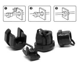 100pcs Plastic Strain Relief Bushing Cable Holder 6N-4 Power Cord Buckle Clamp Wire Grommet Protective Cover Wiring Accessories