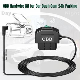 Car DVR Hardwire Kit OBD To USB Adapter Power Cable For Dashcam Mirror Recorder Charger 24h Parking Monitoring Time Lapse Video