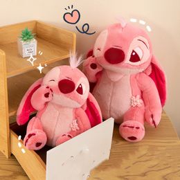 Summer New Cute Cherry Blossom Series Cartoon Plush Doll Pink Sleep Comfort Pillow Soft Fill Doll Birthday Gift Girl Factory Wholesale Stock