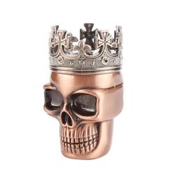 3 Layers 44mm face Shape Smoking Crushers Grinders Metal Zinc Alloy Herb Grinder tobacco Accessories sea5107934