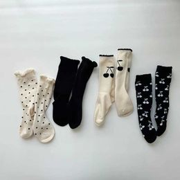 Kids Socks Baby Socks Kids Cherry Pattern Cotton Socks Toddler Children Socks 1-12Y d240528
