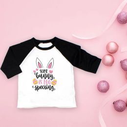 Happy Easter Toddler Kids T Shirt Boy Girl Holiday Faith Crawling Top Christian Baby Go School Raglan Long Sleeves Clothing Gift