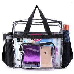 Duffel Bags PVC Transparent Bag Handbag Portable Travel Storage For Men And Women Going Out