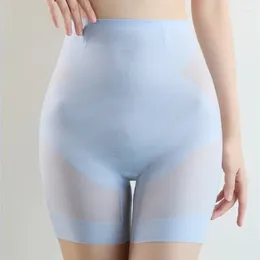 Women's Shapers Ultra Thin Ice Silk Safety Shorts Women High Waist Shaping Panties Seamless Slimming Underwear Tummy Pants Body Shaper